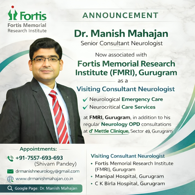 Neurology OPD Announcement - Vee Care Clinics